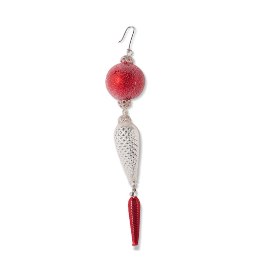 Drops Ornament in Red