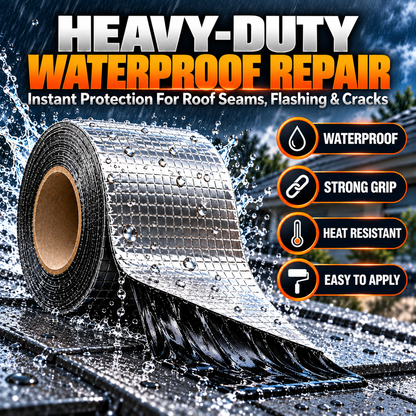 Heavy-Duty Butyl Waterproof Repair Tape – Heat-Resistant Self-Adhesive Seal for Roofs, Pipes & Cracks