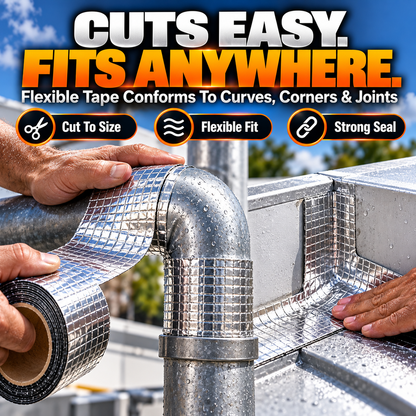 Heavy-Duty Butyl Waterproof Repair Tape – Heat-Resistant Self-Adhesive Seal for Roofs, Pipes & Cracks