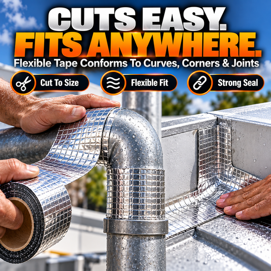 Heavy-Duty Butyl Waterproof Repair Tape – Heat-Resistant Self-Adhesive Seal for Roofs, Pipes & Cracks